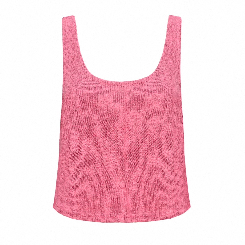 Women Tank Top Pink Color Tank Top Size S